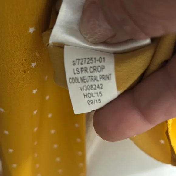 Yellow Polka Dot Women's Top - Picture 5 of 5